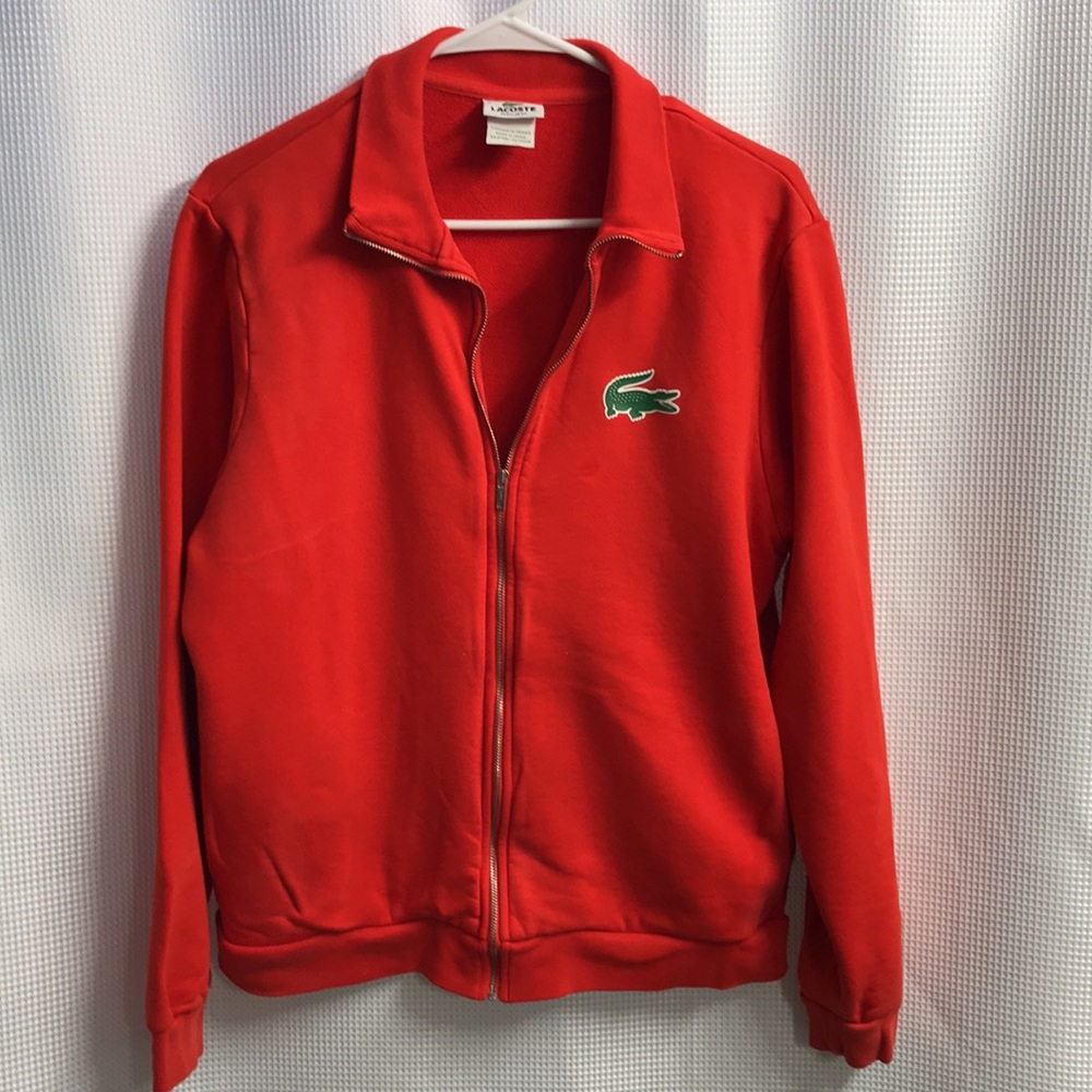 Lacoste zip up sweatshirt
